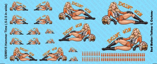Nose art hammer time - art, opaque